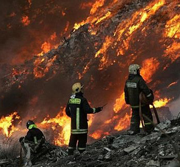 Пожар на Грибовицкой мусорной свалке – третьей в Европе по размерам