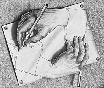 Руки. що малюють. 1948