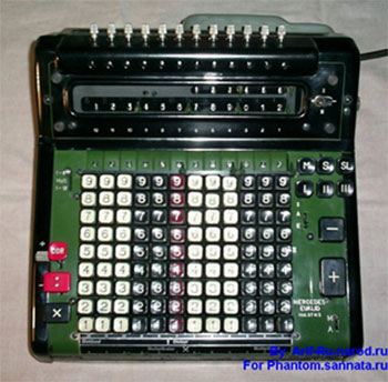 Электромеханический  калькулятор «Мерседес», 1952