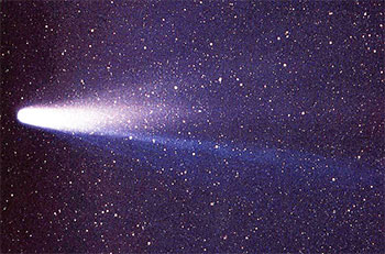 Рис. 1. Комета Галлея 12 марта 1986 года