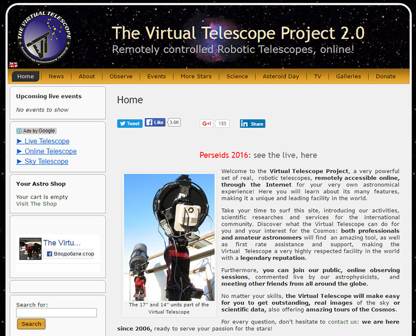 Virtual Telescope Project