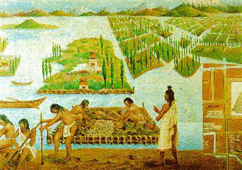 Плавающие сады ацтеков