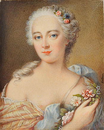 М. Делатур-Симон. Женский портрет. Бельгия.XVIII в.