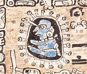Вероятное изображение астронома из Мадридского кодекса