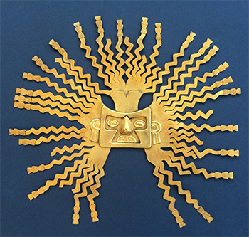 Золотой диск Инти, бога Солнца