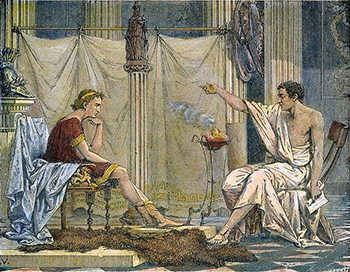 Аристотель и Александр Македонский