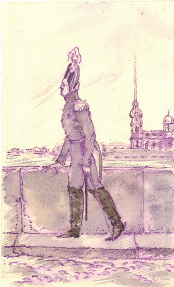 Л.А. Ильин. Александр I на набережной Невы Л.А. Ильин. Александр I на набережной Невы