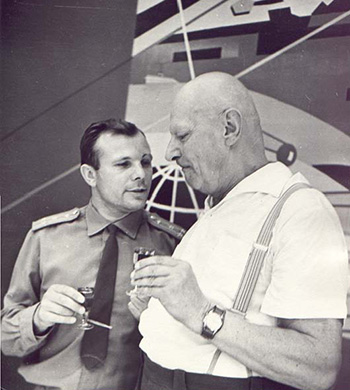 А.П. Александров и Ю.А. Гагарин