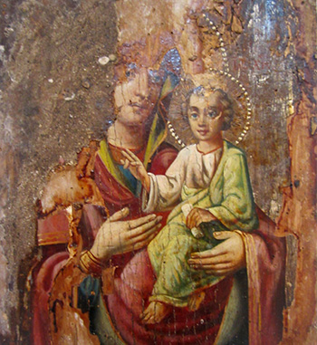  Богородица с младенцем