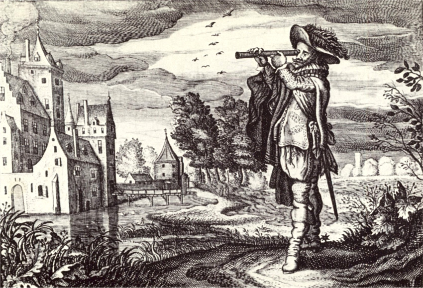Изображение телескопа 1624 года