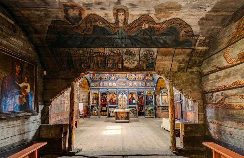 Интерьер храма Святого Юра, Дрогобич
