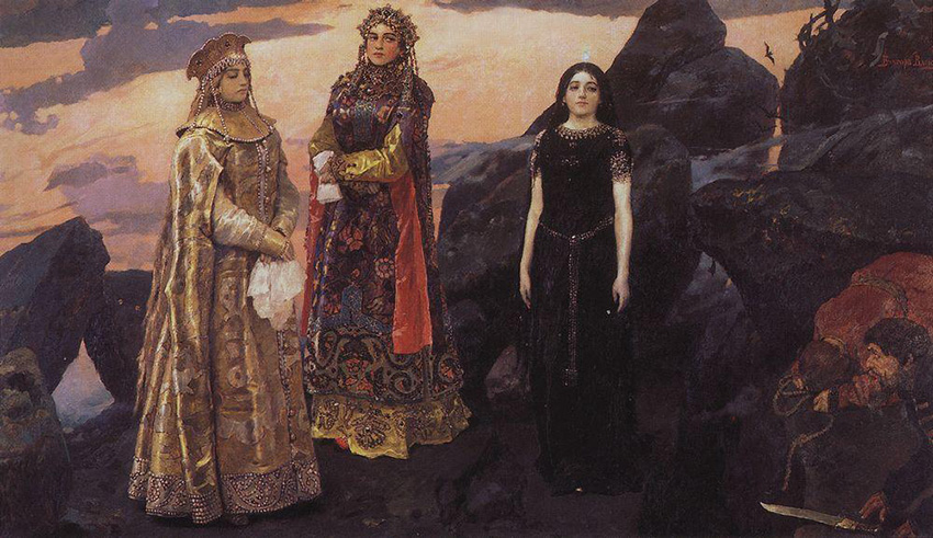 В.М.Васнецов (1848 – 1926). Три царівни підземного царства