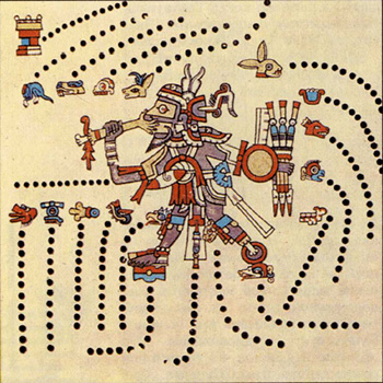 Зображення тональпоуаллі з кодекса Феєрварі-Мейєра