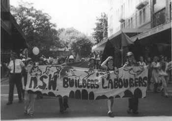 Австралійки на марші в Жіночий день, 1975