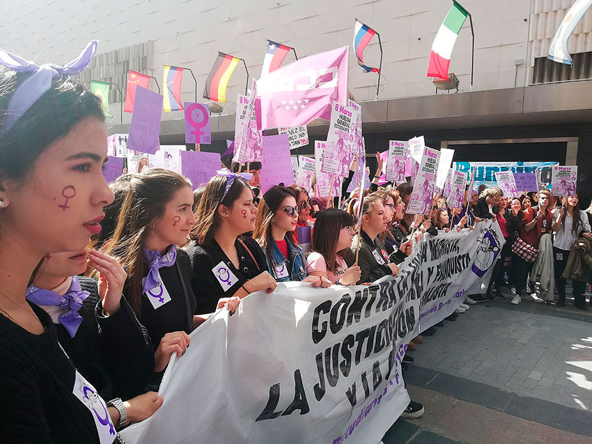 Феміністський марш в Іспанії