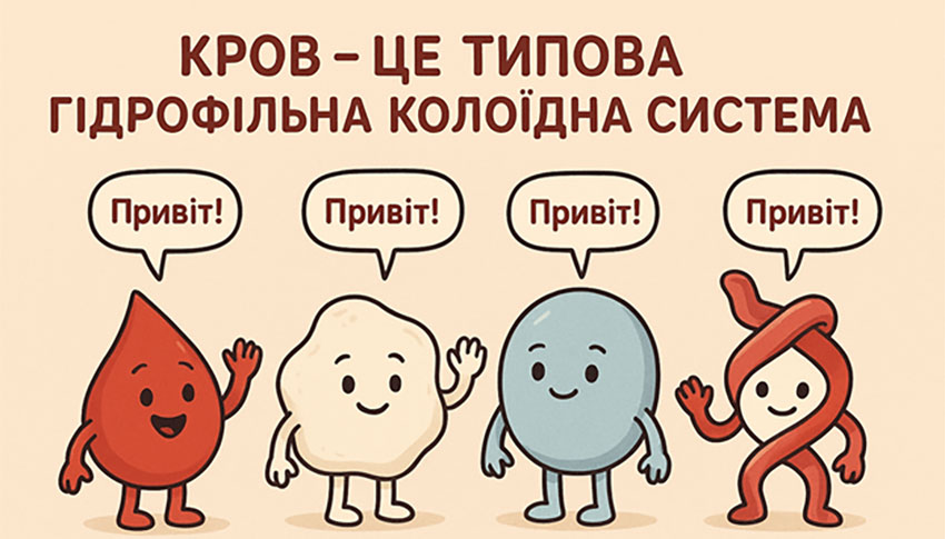 Кров — головна колоїдна система життя