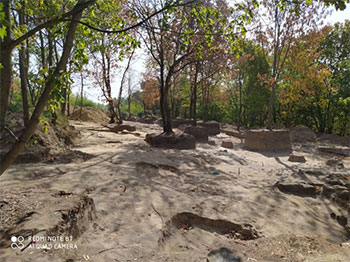 Розкопки на горі Лисуха в с. Бучак