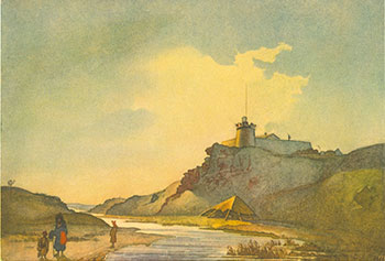 Т.Г. Шевченко. Форт Кара-Бутак. 1848-1852, акварель